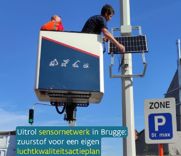 Stad Brugge meet luchtkwaliteit realtime met eigen meetnet