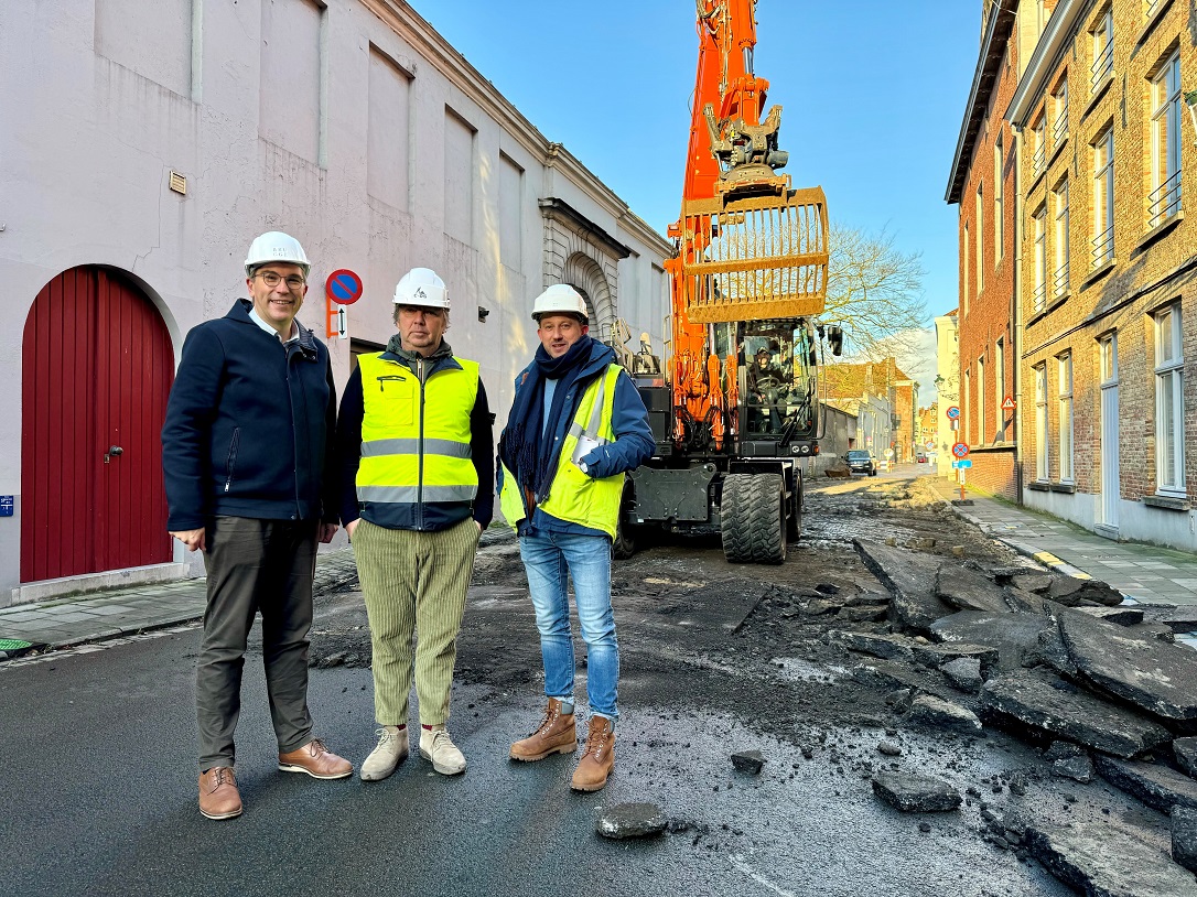 Boomgaardstraat in Brugge krijgt een volledige make-over