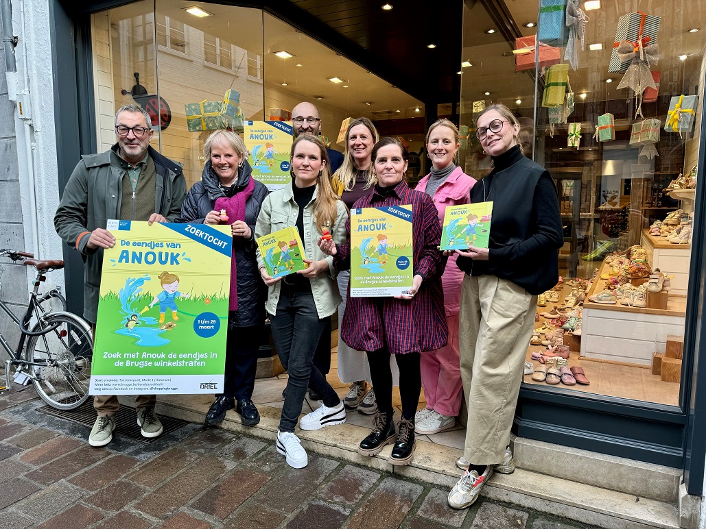 Voorstelling kinderzoektocht in Brugge