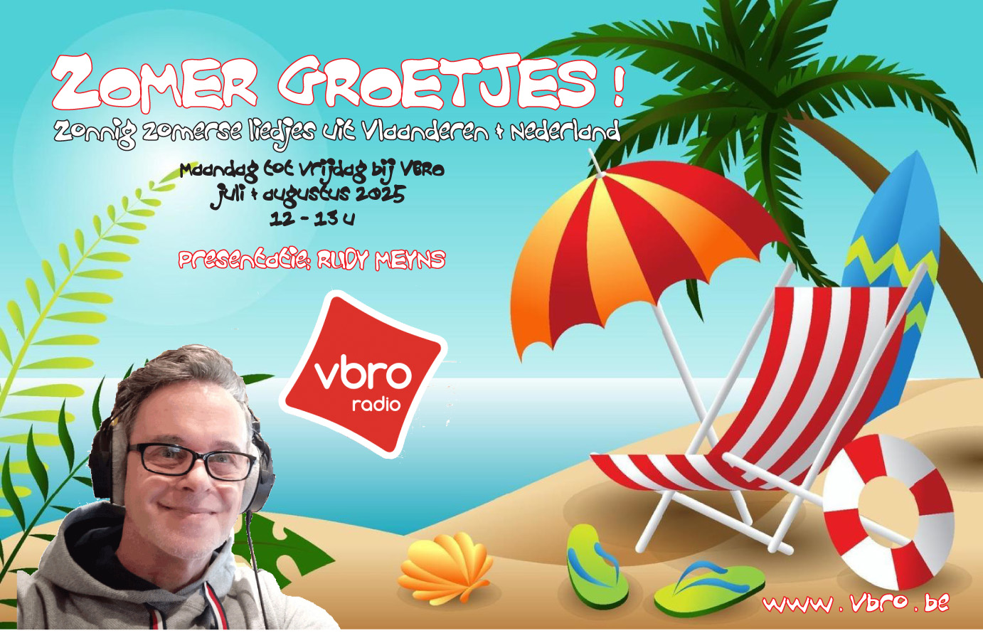 Rudy Meyns presenteert zomers middagprogramma