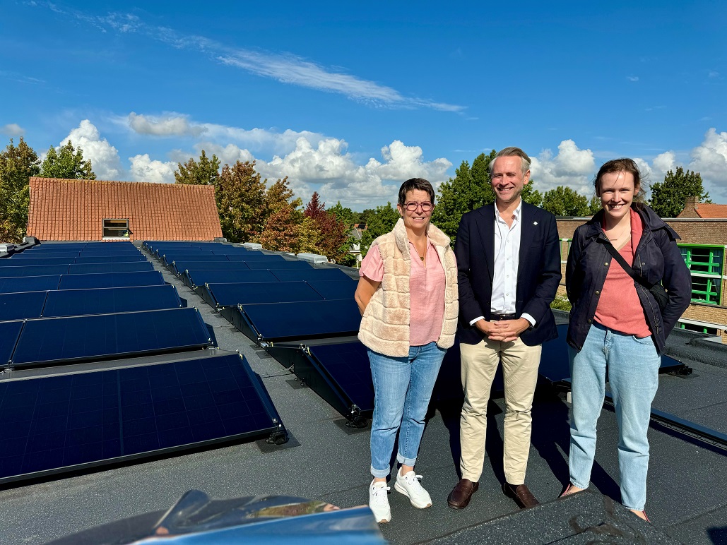 Zonnepanelen maken Brugse basisschool De Triangel duurzamer