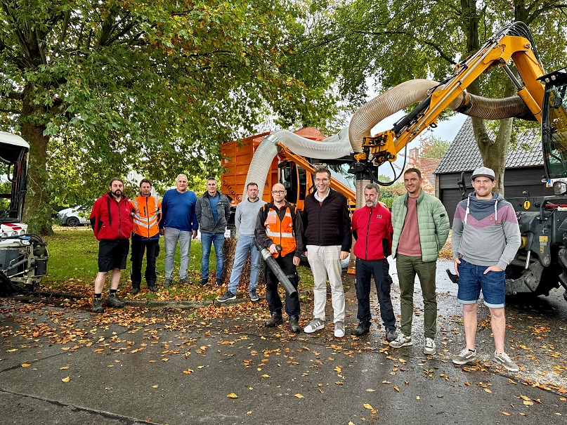 Verdubbeling van bladkorven voor een proper en veilig openbaar domein in Brugge