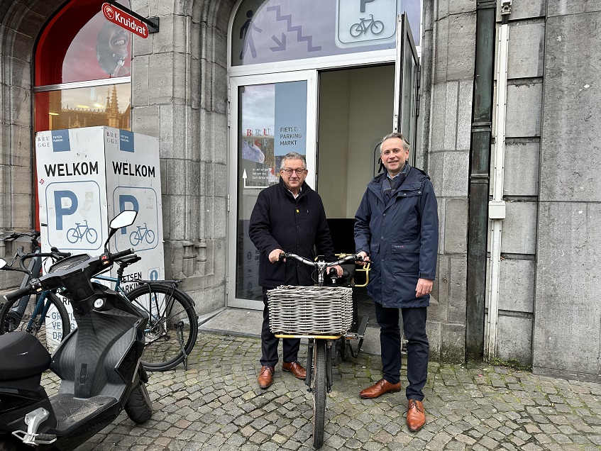 Stad Brugge verlengt huurovereenkomst ondergrondse fietsenparking Markt tot eind 2029