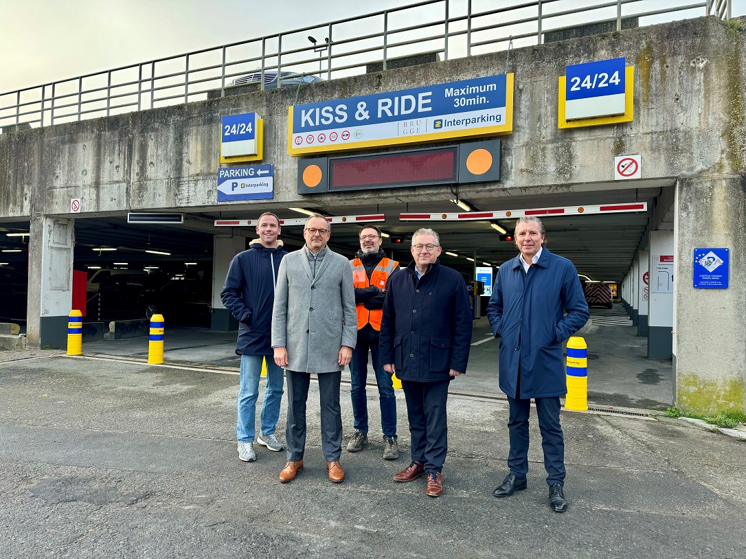 Heraanleg Brugse stationsomgeving: nieuwe kiss & ride opent heden vrijdag 12 december