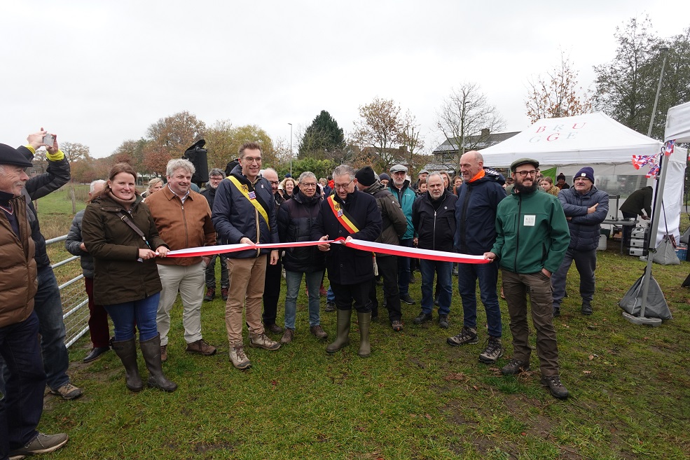 Start werkzaamheden natuurinrichting Foreest in Sint-Andries Brugge