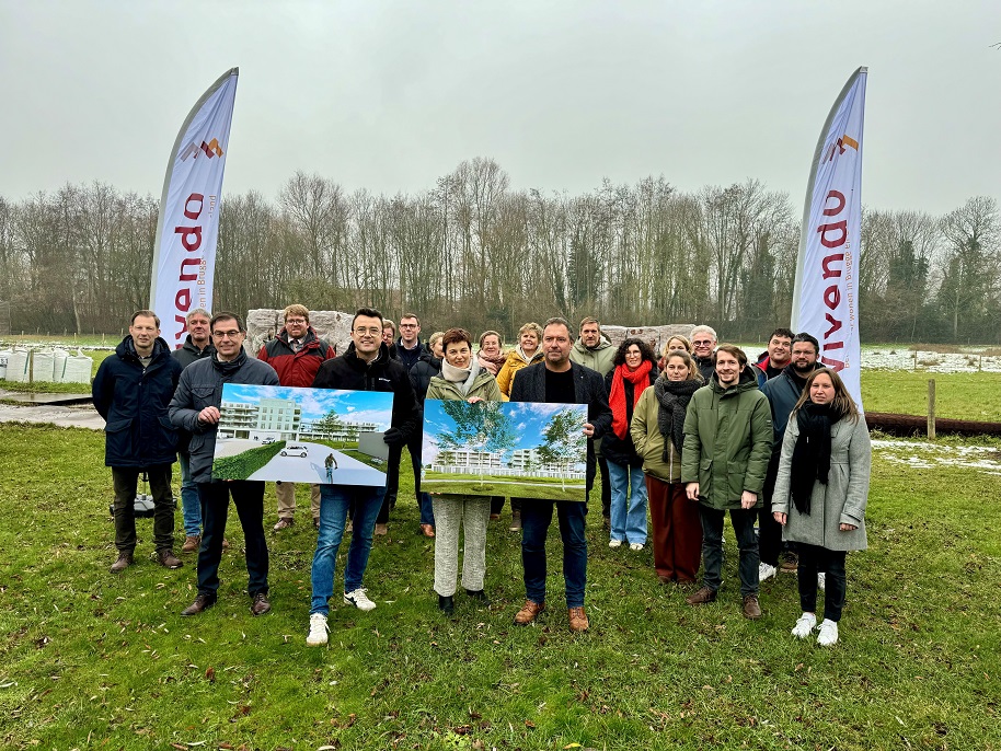 Omgevingsvergunning voor nieuw Brugs woonproject van woonmaatschappij Vivendo