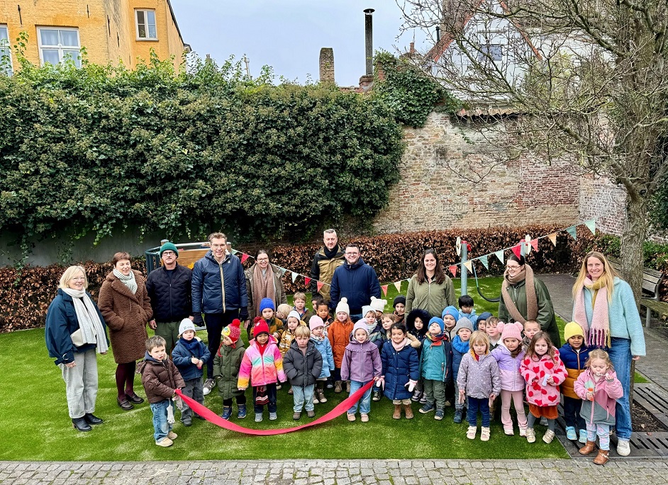 Speelpleintje aan Brugse Heilig Hartschool vernieuwd