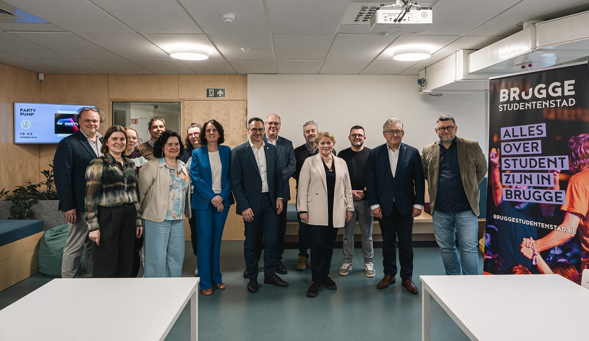 Ondertekening nieuwe samenwerkingsovereenkomst Brugge Studentenstad