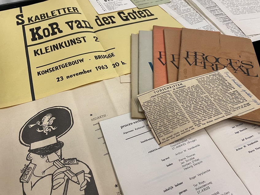 Brugse archief-aanwinst van de maand: archief van jongerenvereniging Skabletter in de jaren 1960