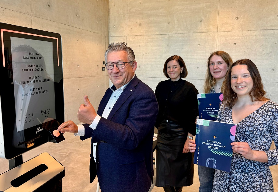 Nieuw Brugs Actieplan Positief Uitgaan zet in op preventie van rijden onder invloed: proefproject met alcoholtester in BMCC