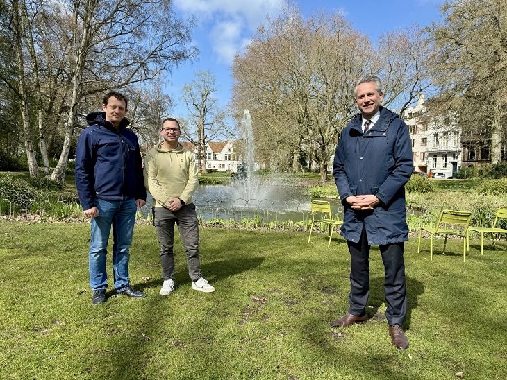 Brugse fonteininstallaties starten op voor voorjaar en zomer ’26