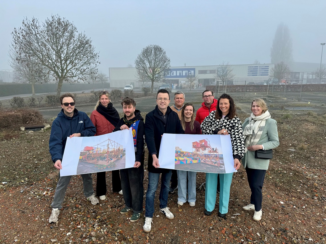 Tijdelijke invulling voormalige Gamma-site Sint-Pieterskaai Brugge