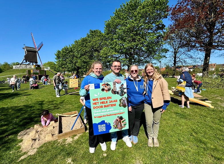 Buitenspeeldag is een extra prikkel voor het Buitenspeeljaar in Brugge
