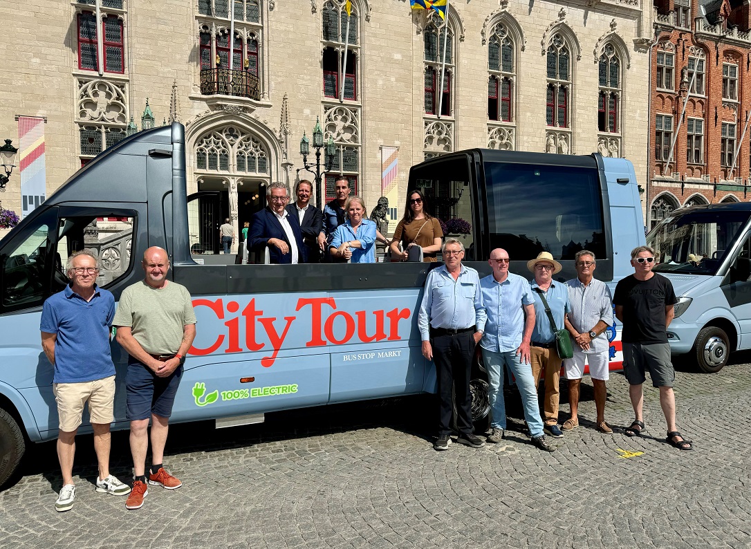 Eerste elektrische bus voor City Tour Brugge