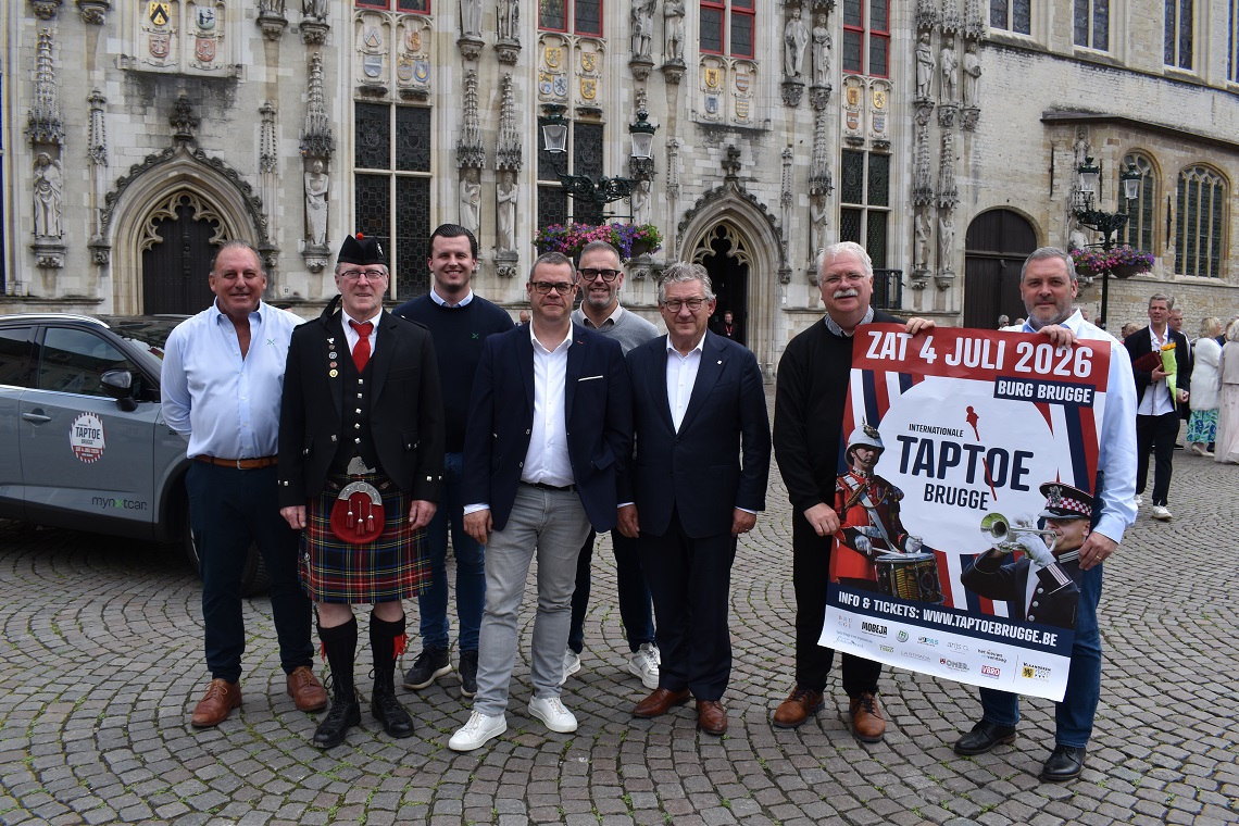 Taptoe Brugge is er weer op zaterdag 4 juli