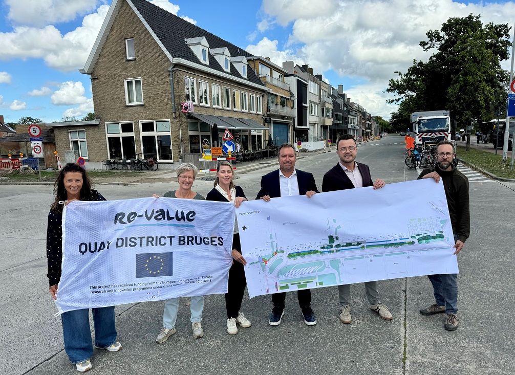 Stad Brugge investeert in groene, verkeersveilige en toekomstgerichte Sint-Pieterszuidstraat
