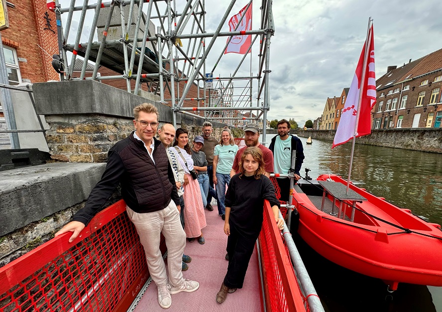 STEIGER brengt je dichter bij het water in Brugge