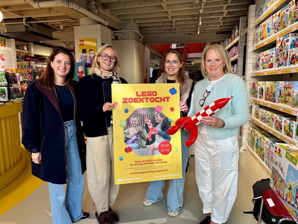 Voorstelling LEGO-zoektocht in samenwerking met Brugs Brickhouse