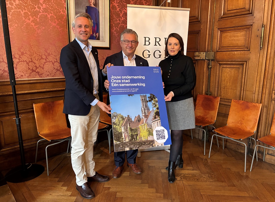Stad Brugge roept ondernemers op om zich te registreren als Brugse Stadsleverancier